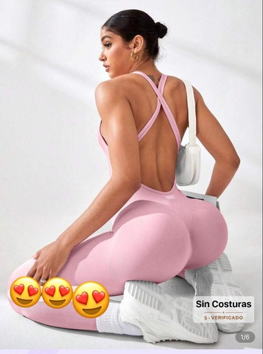 SOVEREIGN CHARM MONO DEPORTIVO CASUAL SEXY- ENTERIZO ROSADO